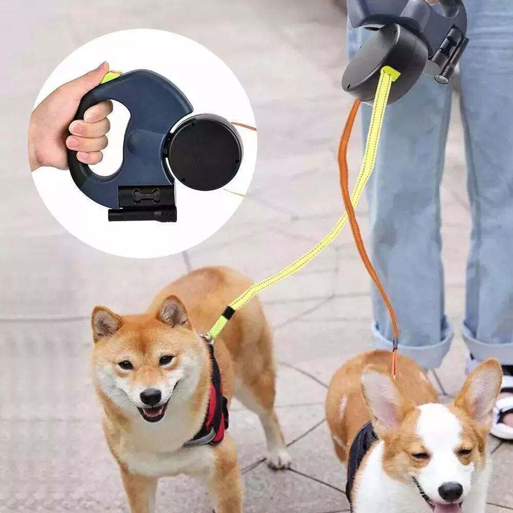 Tangle-Free Dual Dog Leash