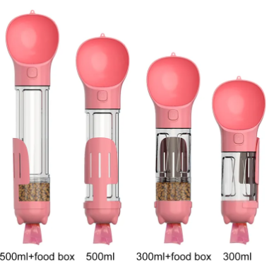 Portable 3-in-1 Dog Water Bottle