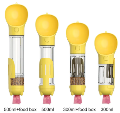 Portable 3-in-1 Dog Water Bottle