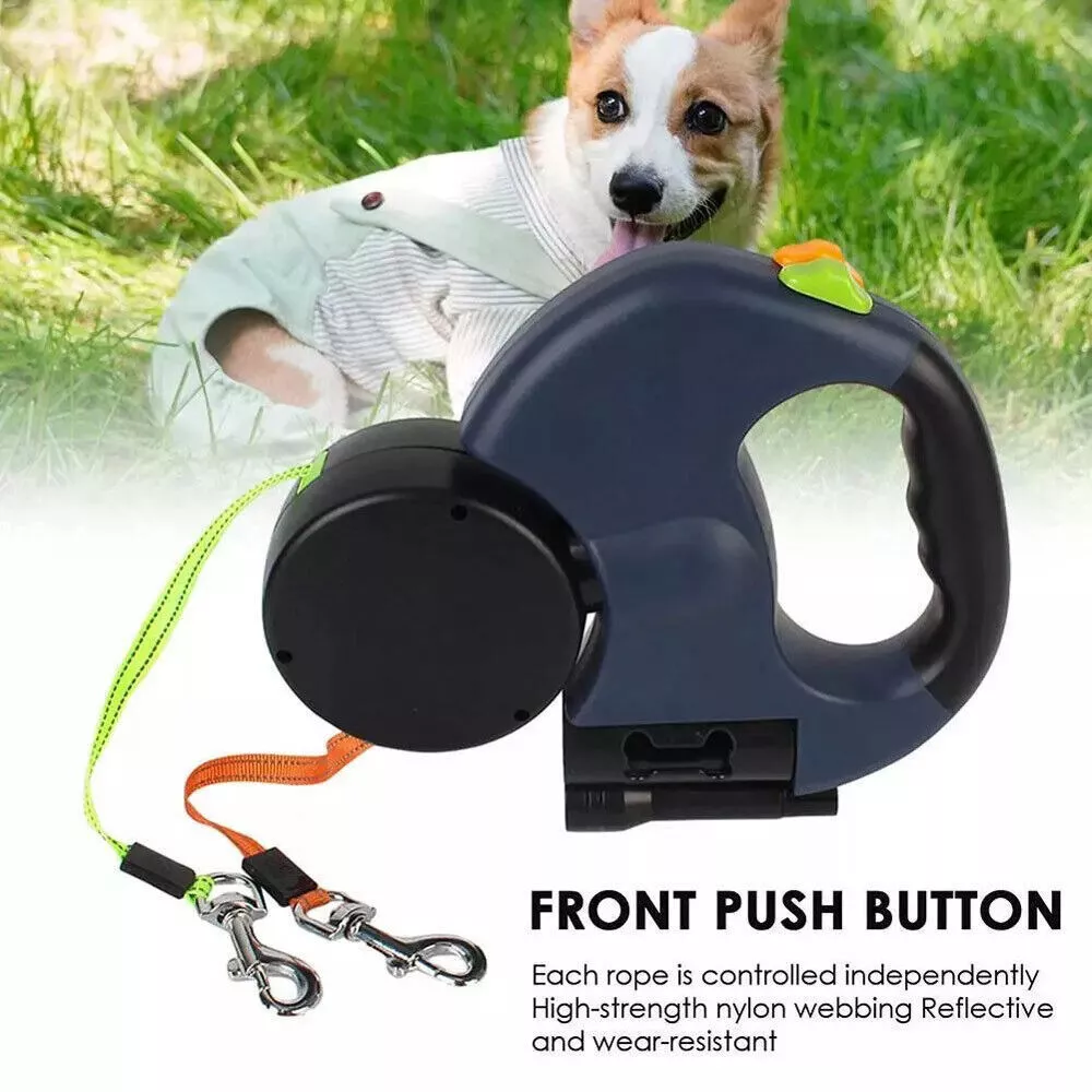 Tangle-Free Dual Dog Leash