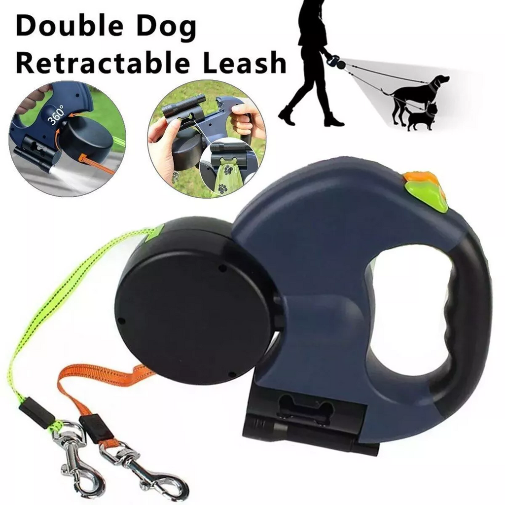 Tangle-Free Dual Dog Leash