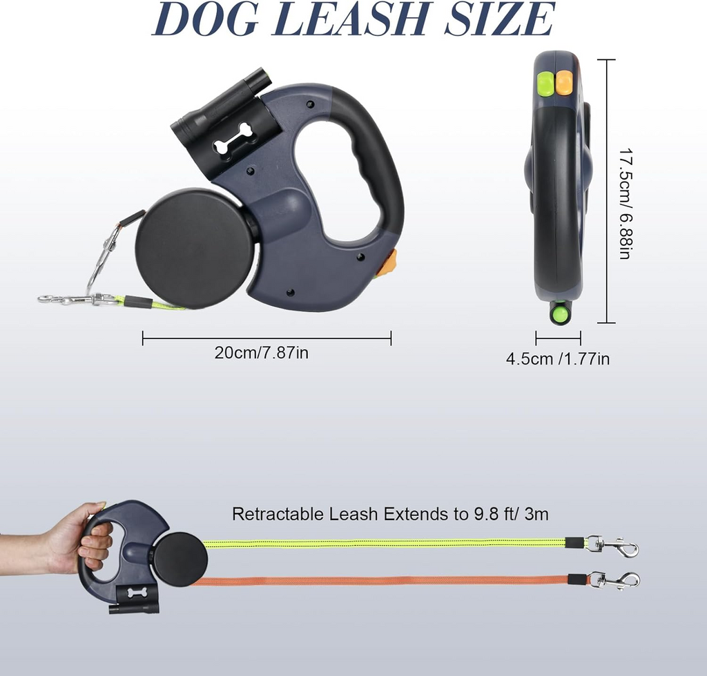 Tangle-Free Dual Dog Leash